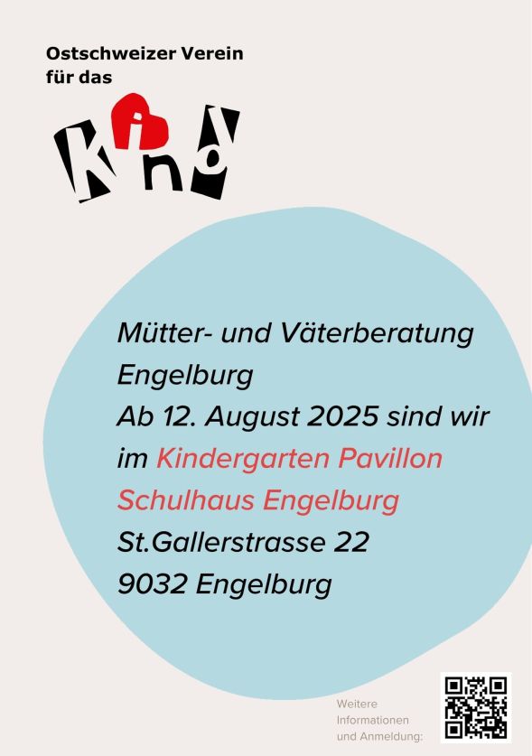 Mütter- und Väterberatung Engelburg: Neuer Beratungsort ab 12. August 2025